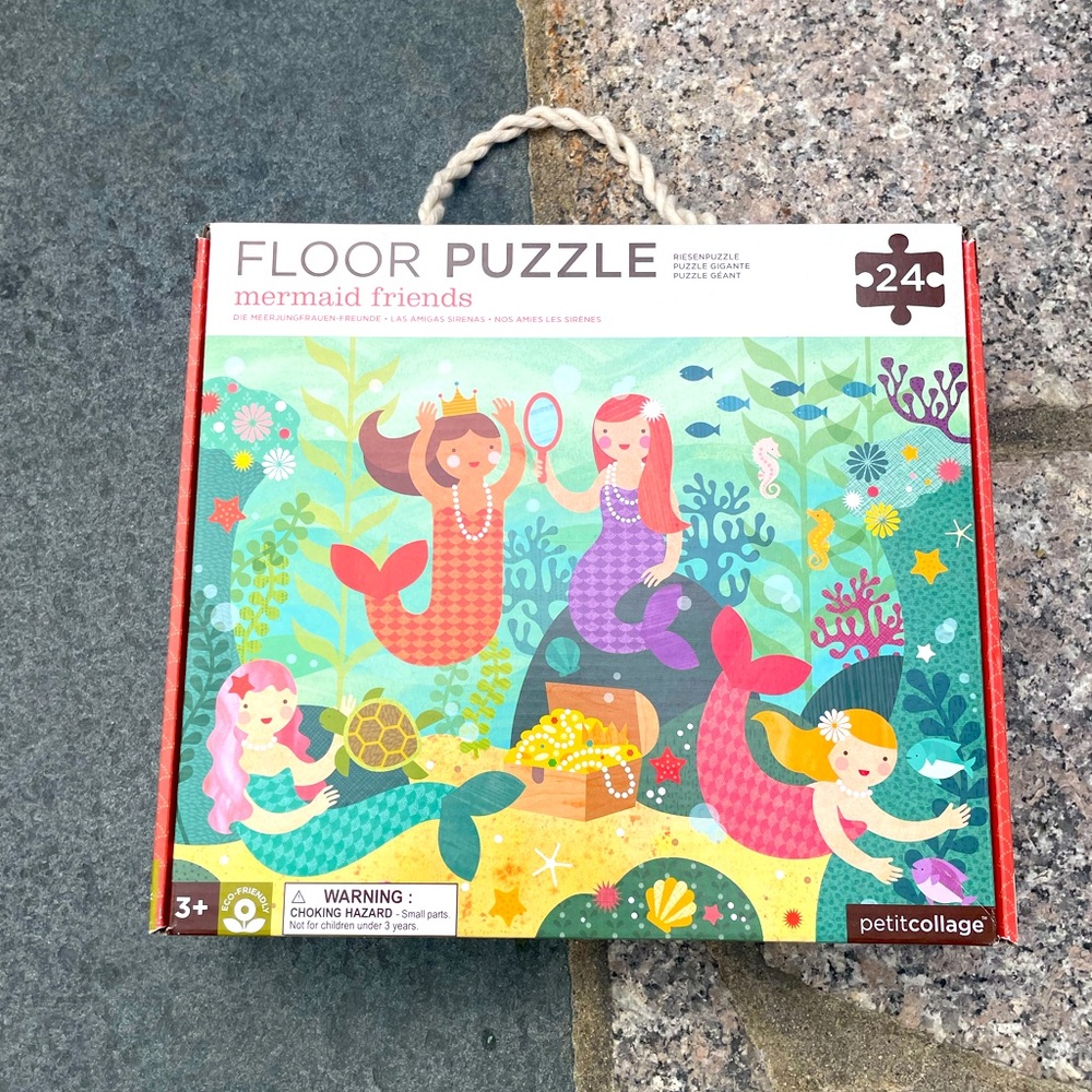 Mermaid floor puzzle
